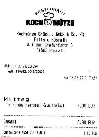 eirh Hffner Kochmtze Restaurant